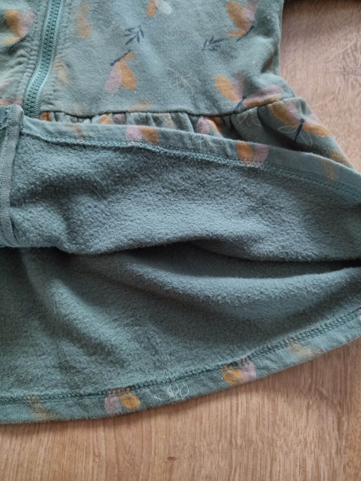 Sweter zasuwany ciepły r. 80