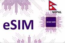 Internet Nepal roaming XOXO eSIM pakiet 3GB 30 dni