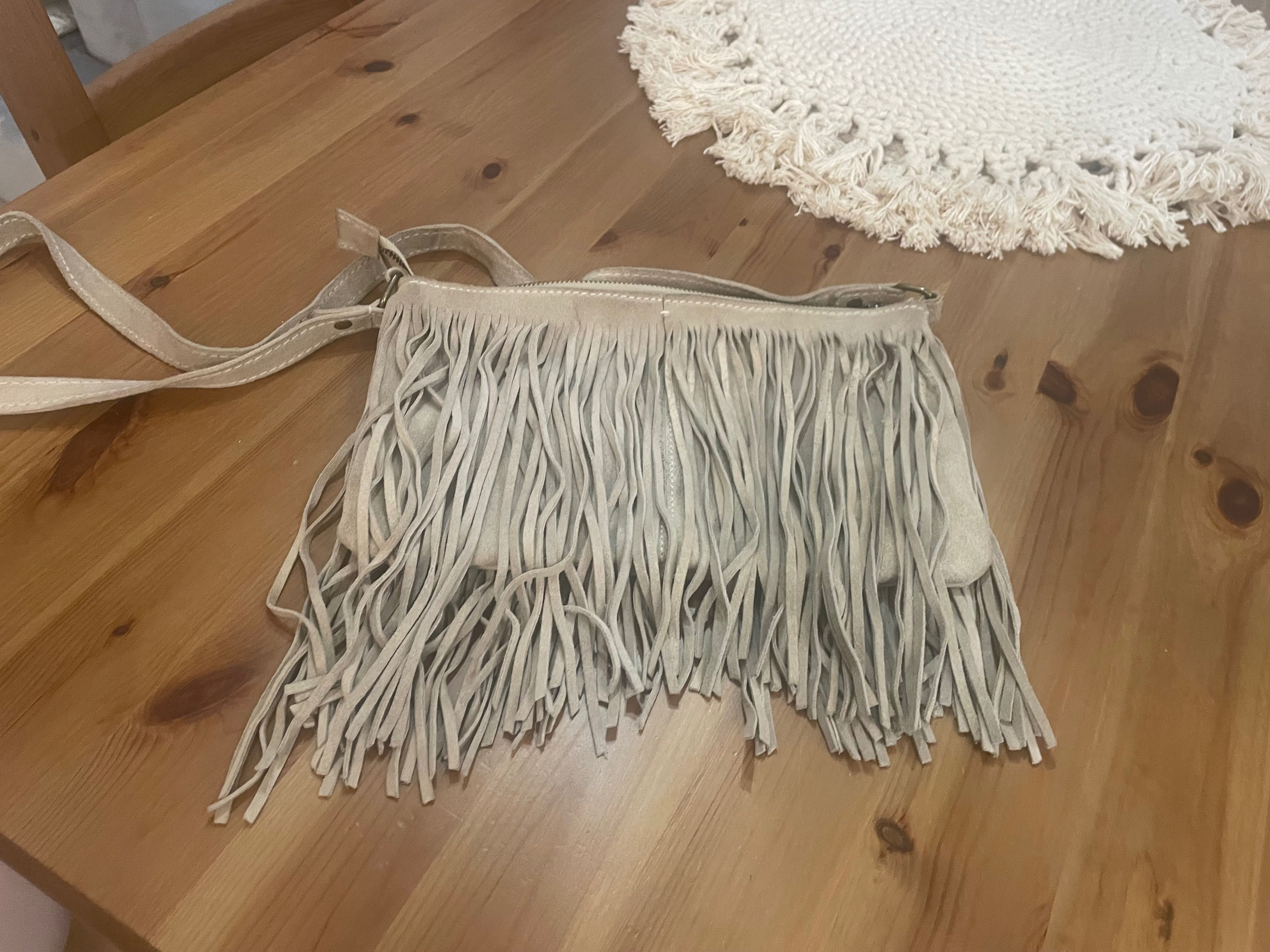 Torebka z Zary zamszowa wymiary 28/8