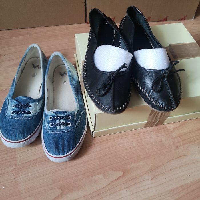 Za dwie pary letnich  butów damskich  39