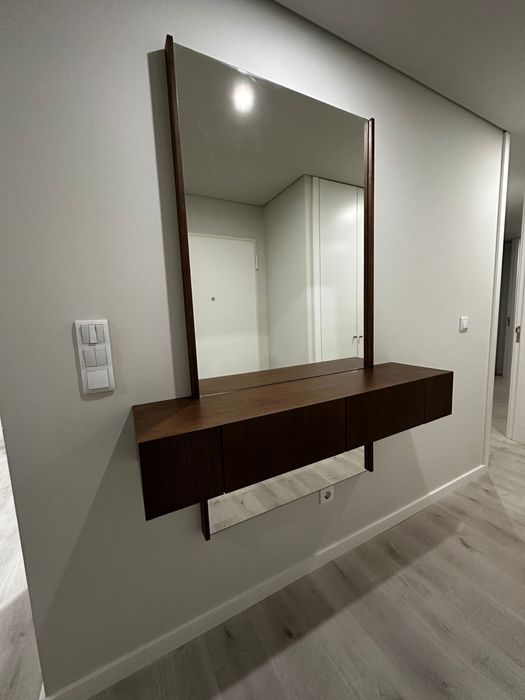 Movel de entrada Nogueira - NOVO