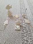 Kremowy zestaw ceramiczny