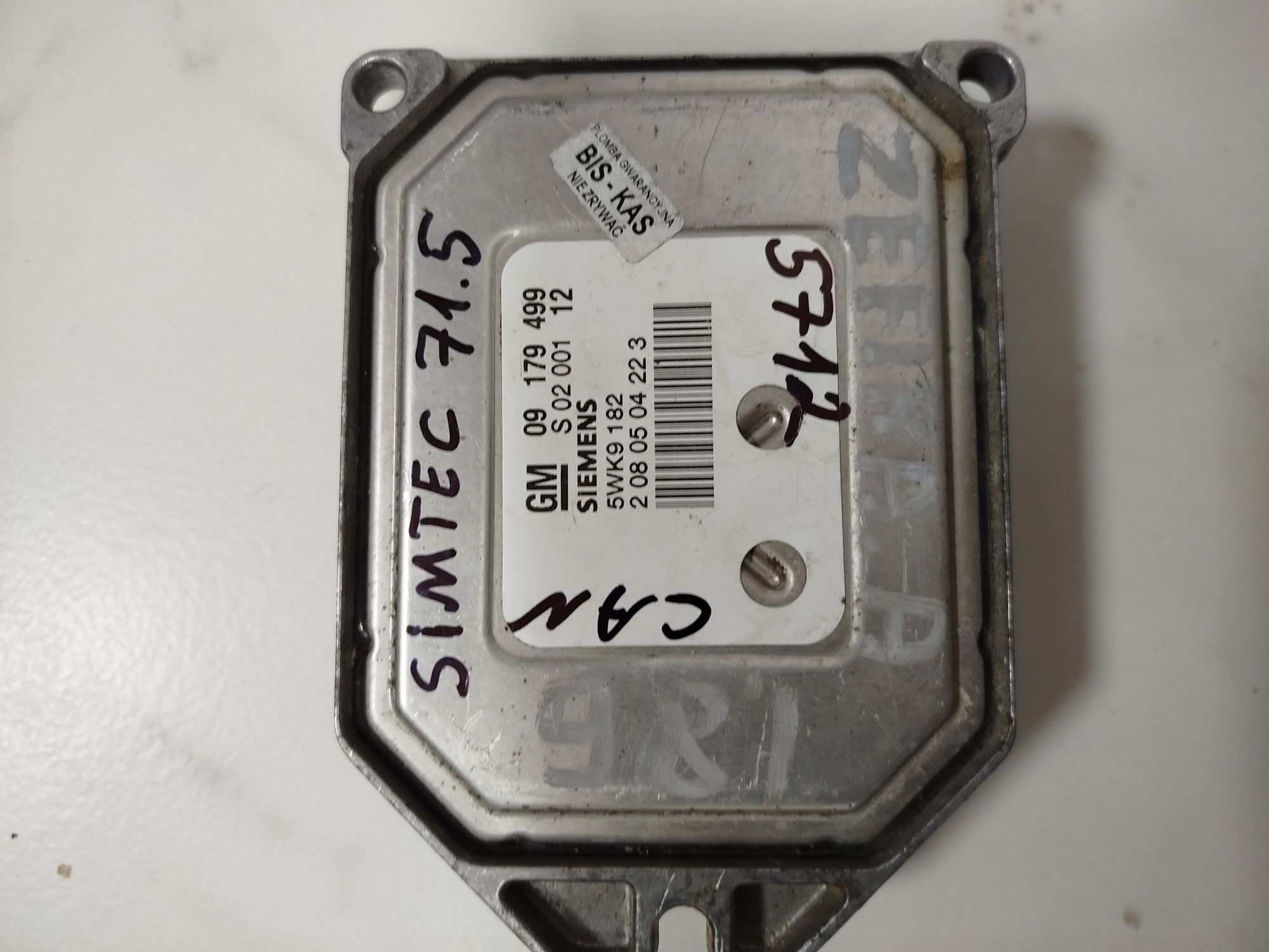 Блок управління Opel Vectra C Z18XE 09179499  5WK9182 simtec71.5 can