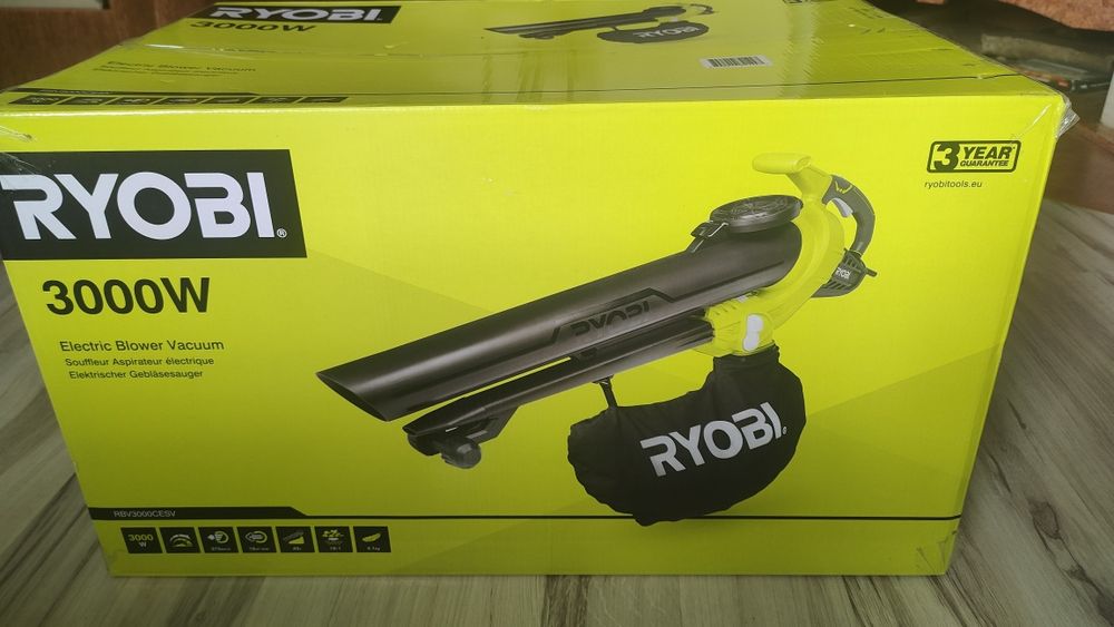 Dmuchawa / odkurzacz do liści Ryobi RBV3000CESV