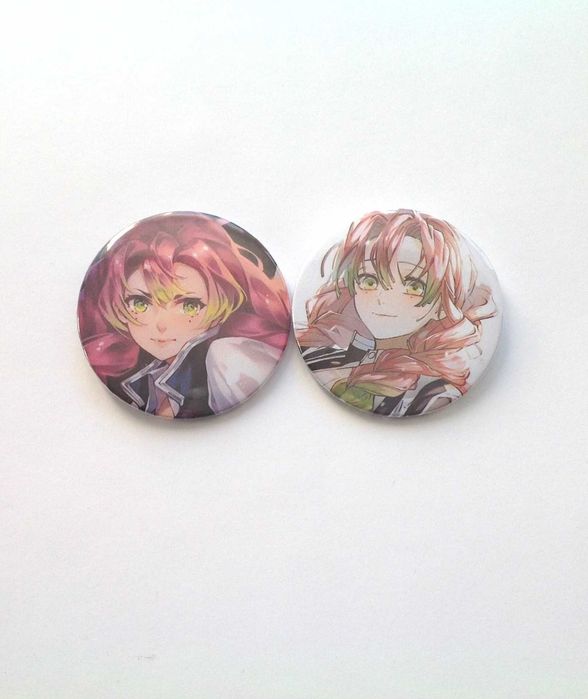 Mitsuri Kanroji / Demon Slayer 2 x przypinka