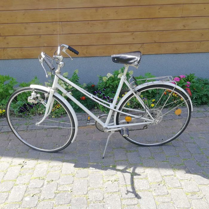 rower biały używany