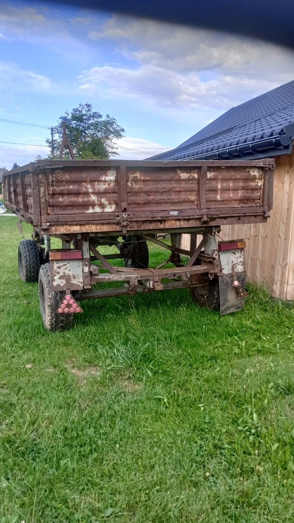 Przyczepa rolnicza autosan sanok d47 (d36, d46) zarejestrowana wywrotk