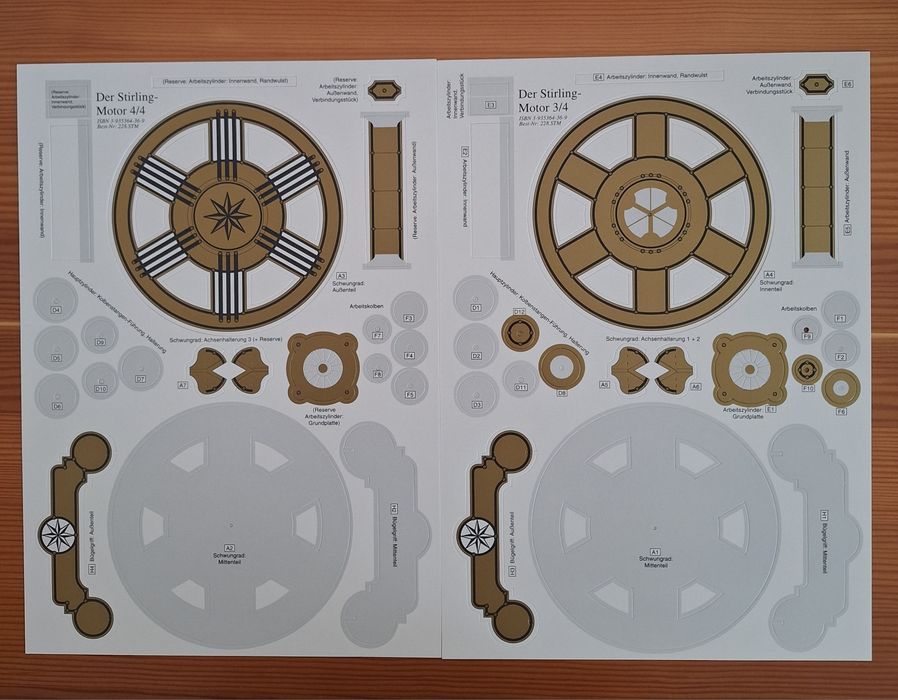 The Stirling Engine / silnik Stirlinga zestaw do złożenia NOWE