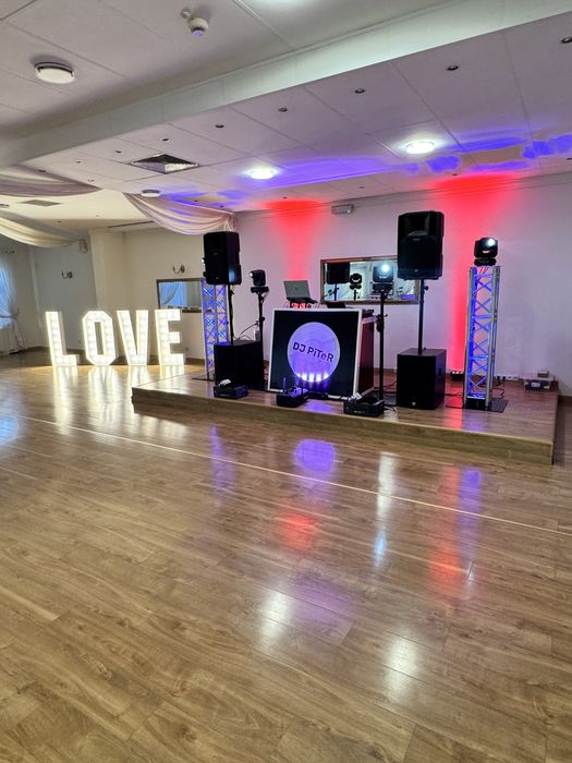 Dj na twoją imprezę LOVE LED 18 CIĘŻKI DYM PISTOLET CO2 FontannyISKIER