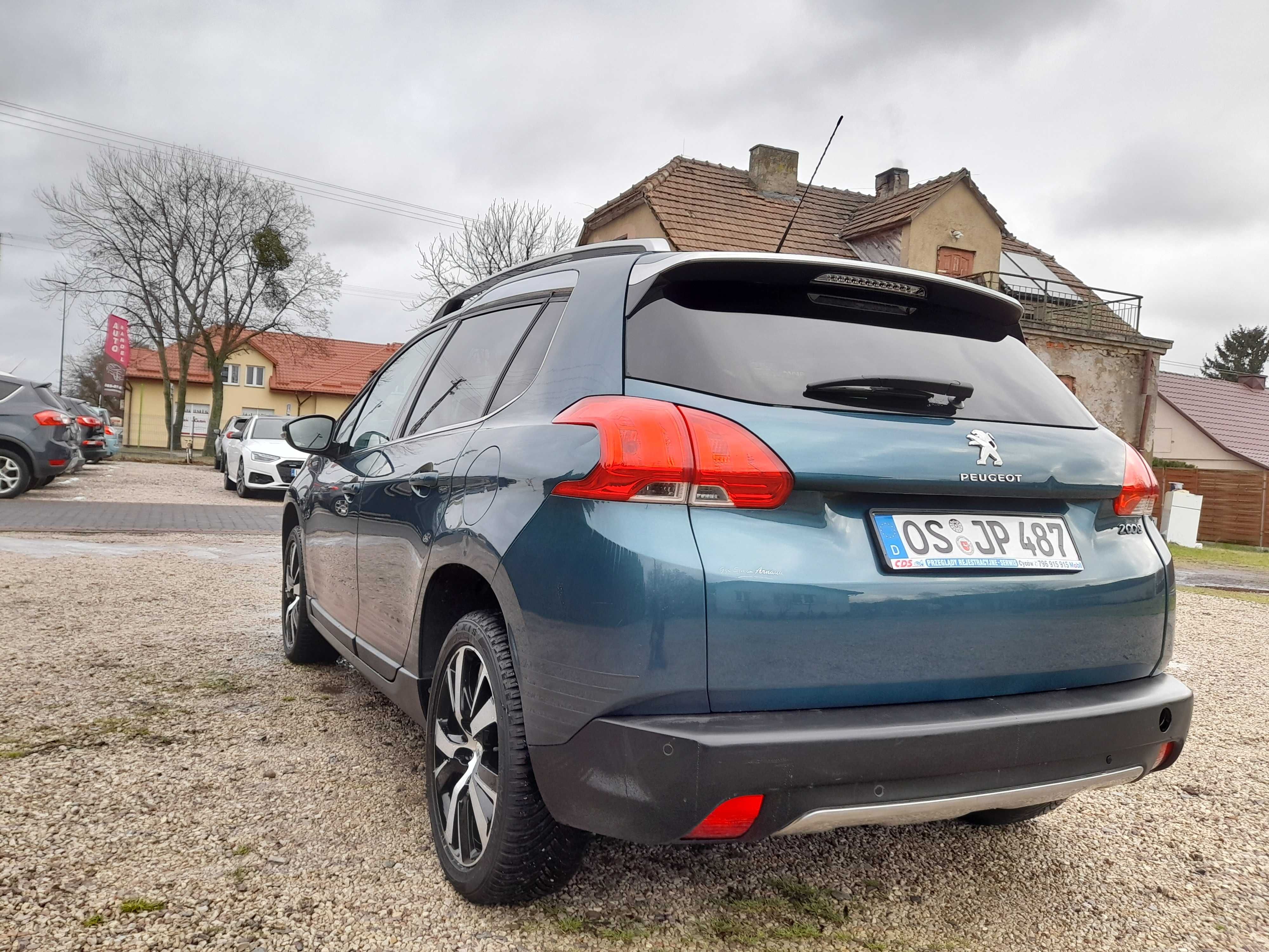 Peugeot 2008, 1.2 benzyna, oryginalny lakier, navi