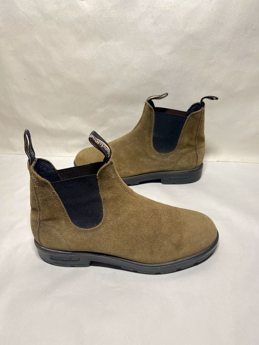 Преміальні високоякісні челсі Blundstone 1911 Brown Suede розмір ~ 43