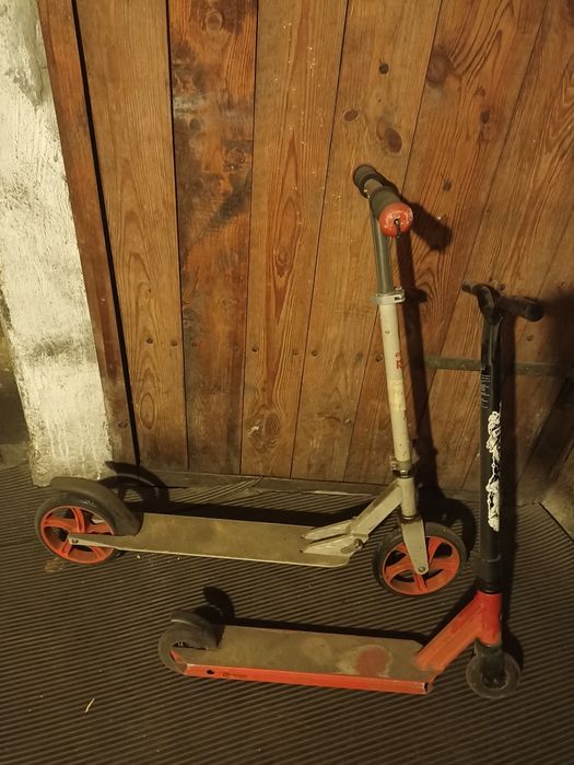 Hulajnogi w dobrym stanie