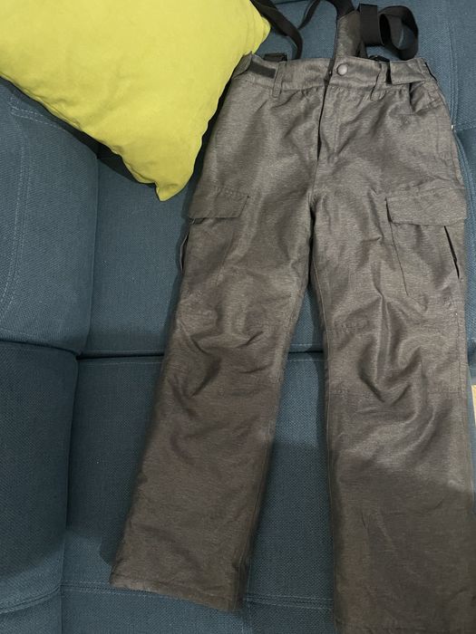 Сірі лижні штани на ріст 140
