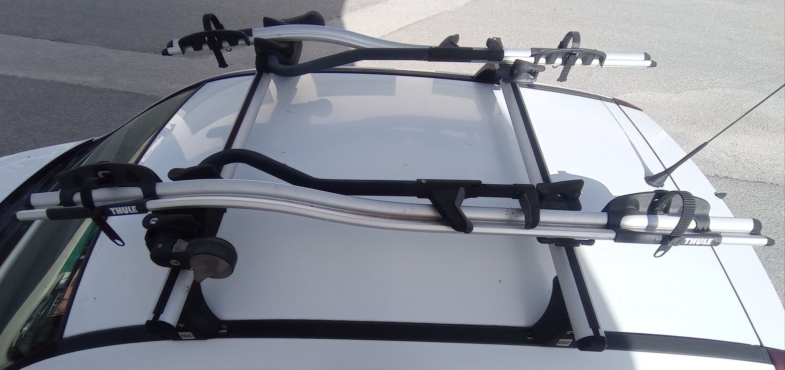 Barras de tejadilho Opel corsa C e suportes Thule