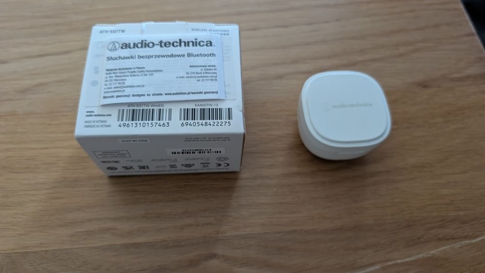 Audio-technica ath-sq1tw pełny zestaw