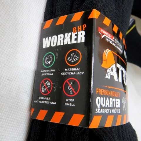 9x SKARPETKI STOPKI 3/4 lato robocze skarpety do pracy work bhp 43-46