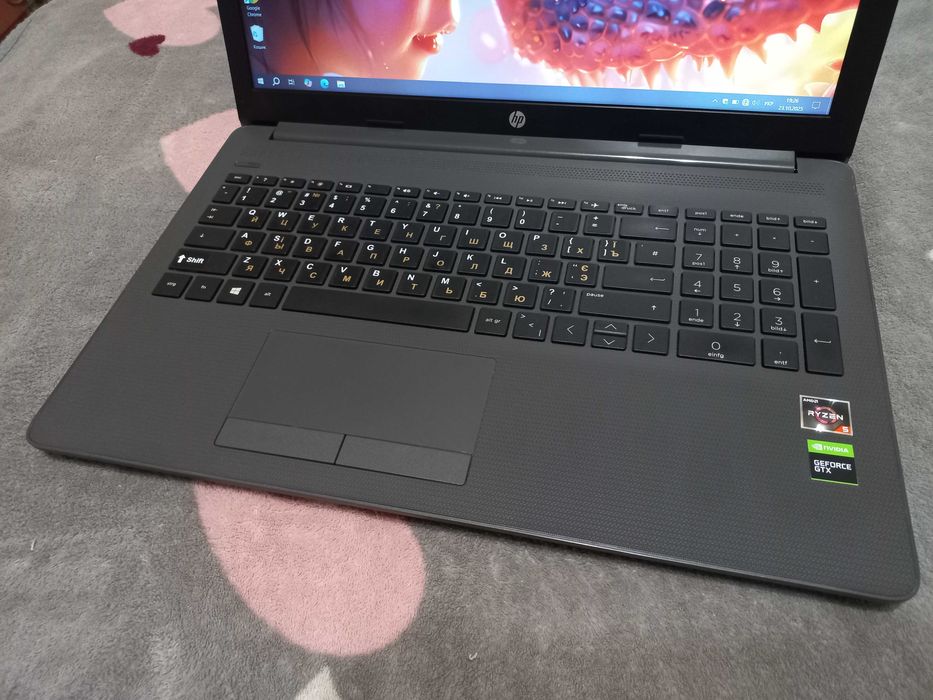 Игровой Видео GTX 1050 Ti  (4 ГБ)   AMD Ryzen 5" / SSD/  HP Laptop 15