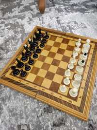 Шахмати/шашки дерев'яні
