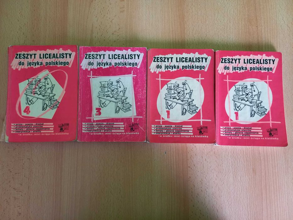 Zeszyt licealisty do języka polskiego klasa 1  3 i 4
