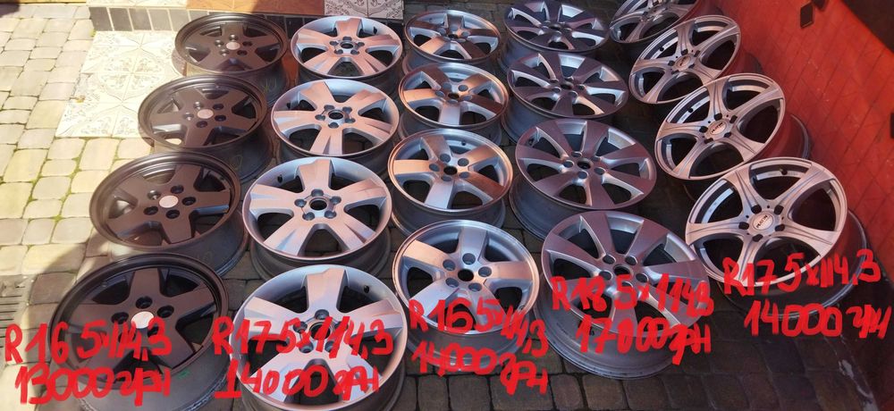 R17 Тойота-KIA-Mazda-Rav4-Mitsubishi-Avensis-SUZUKI-LEXUS-Jeep 5х114.3
