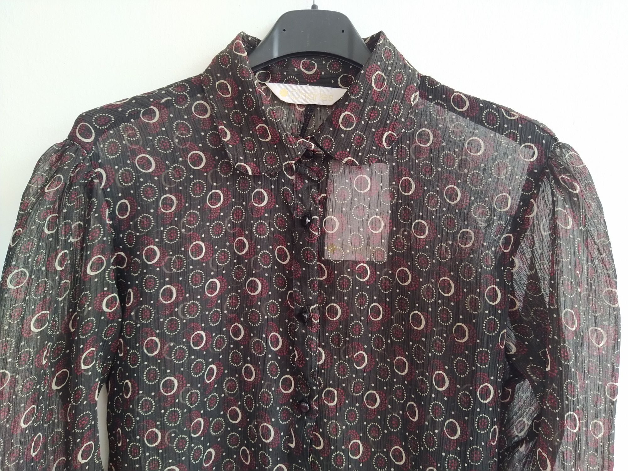 Blusa com padrão - Charles - Tamanho M - Nova!