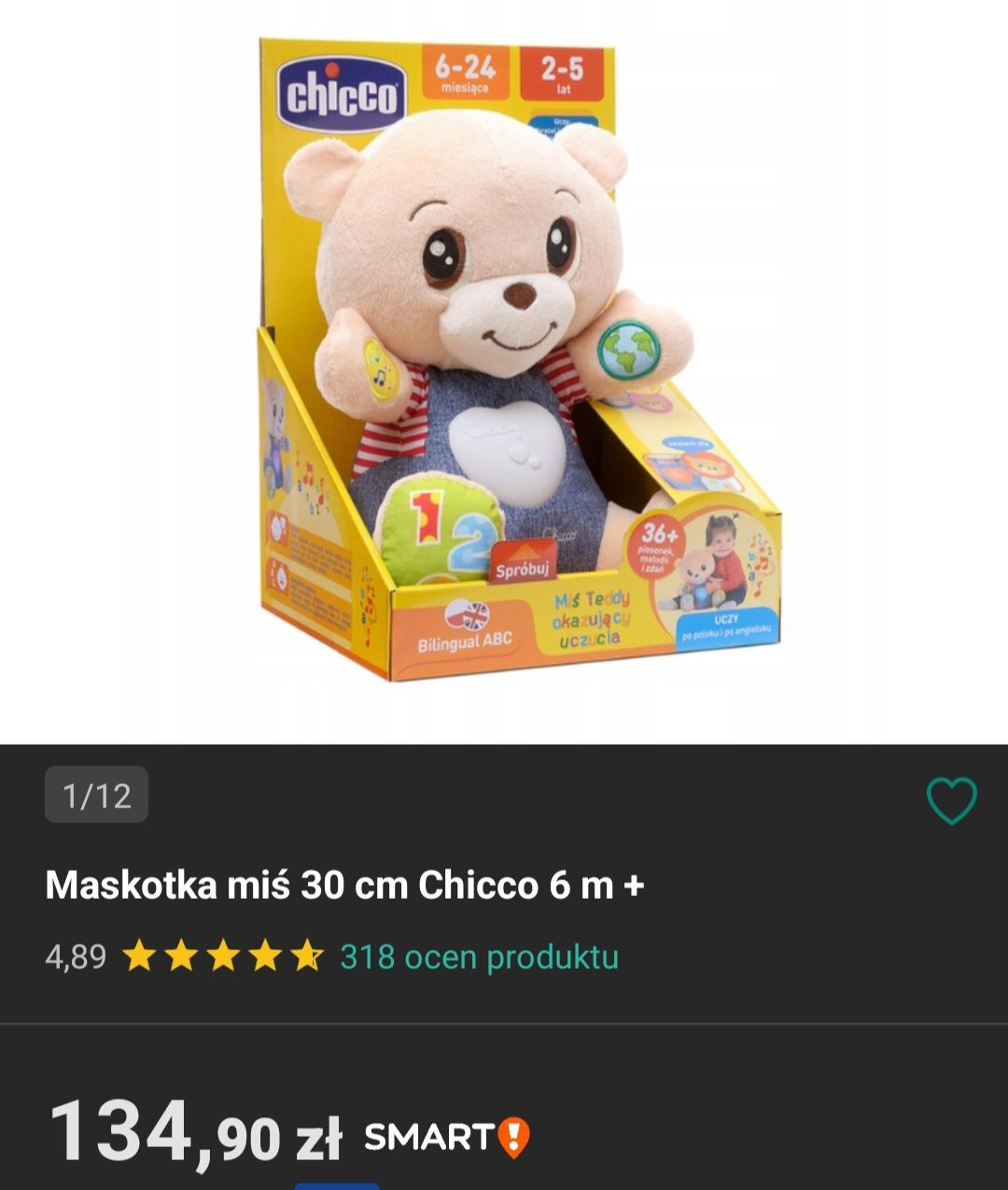 Interaktywny miś Teddy