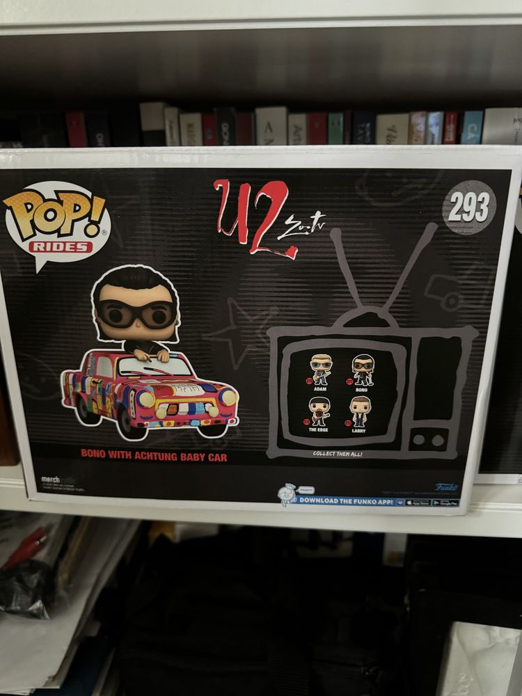 Funko POP! Rides Rocks U2 ZooTV Bono With Achtung Baby Car #293