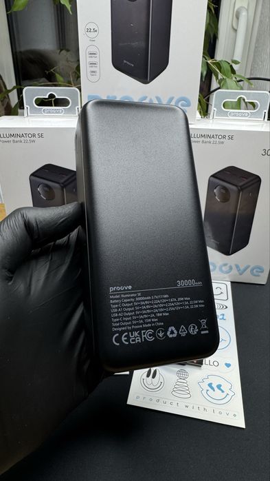 Якісний павер 30000 mAh 22.5w для Айфон павербанк powerbank Proove