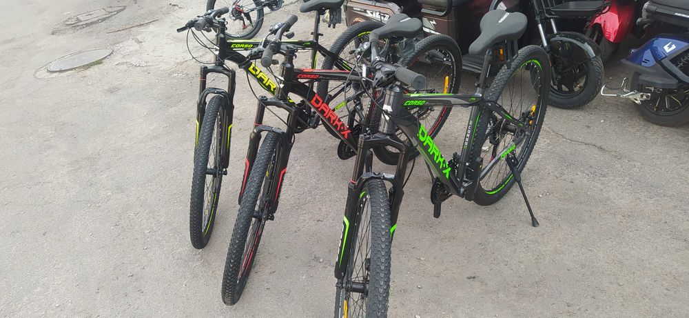 Алюминиевый велосипед Corso «Dark-X» 29", на промах, на Shimano