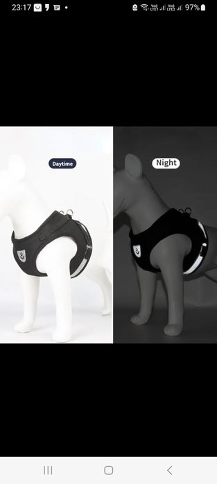 Szelki i smycz gratis rozmiar M czarne nowe