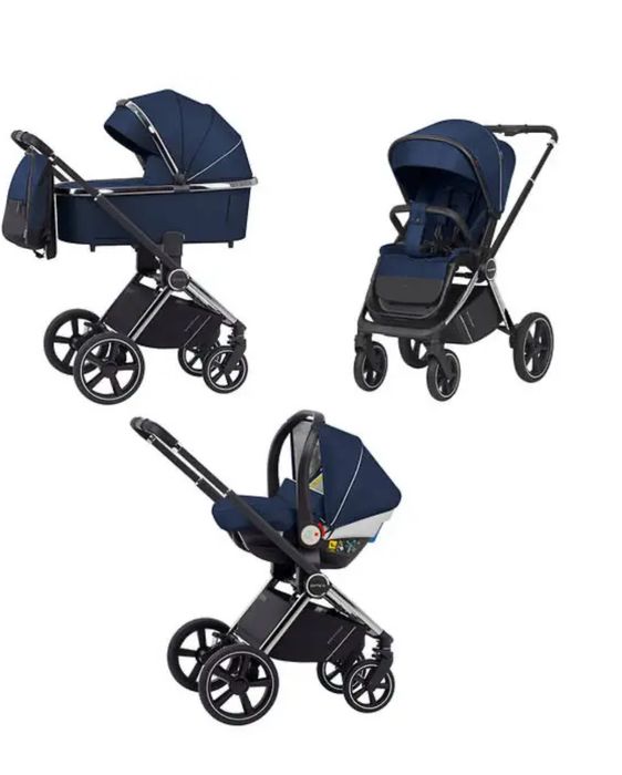 Коляска Carrello Ultimo 3в1 в синьому кольорі