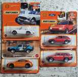 Matchbox VW Golf Porsche Macan Mercedes 230 SL Ford Fiesta Nissan