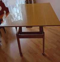 Stół / ława rozkładana prl