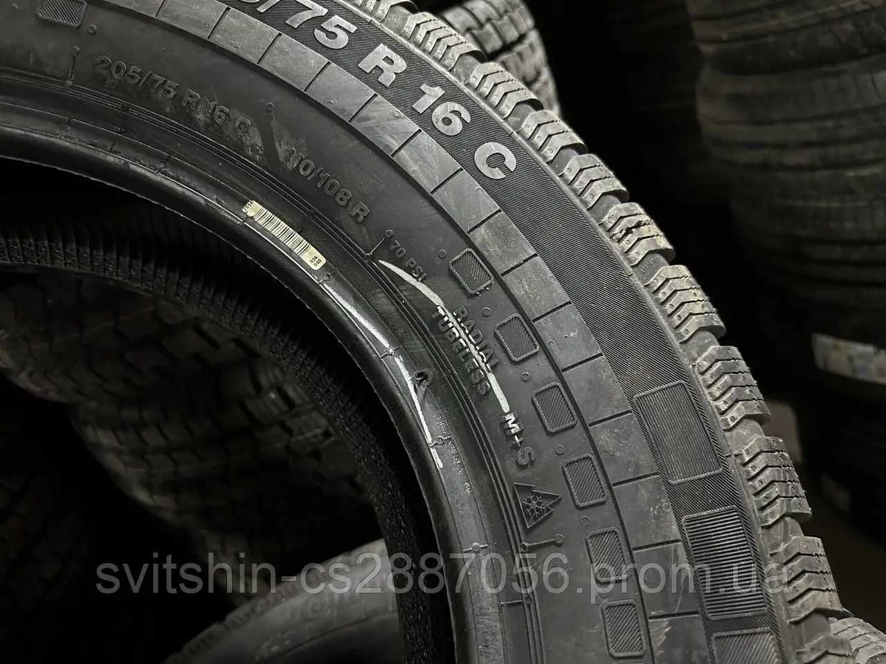 Як нові 205/75R16C Continental VancoFourSeason2 2ШТ 4ШТ