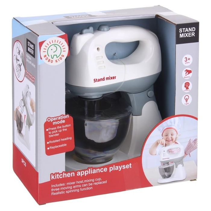 Robot Kuchenny dla Dzieci Mikser Funkcyjny z Wymiennymi Końcówkami