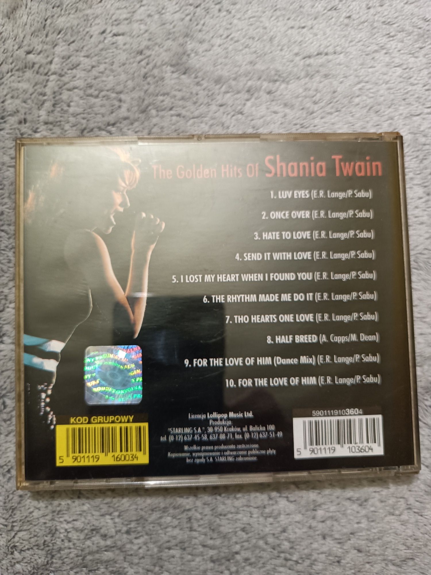 Shania Twain the golden hits of