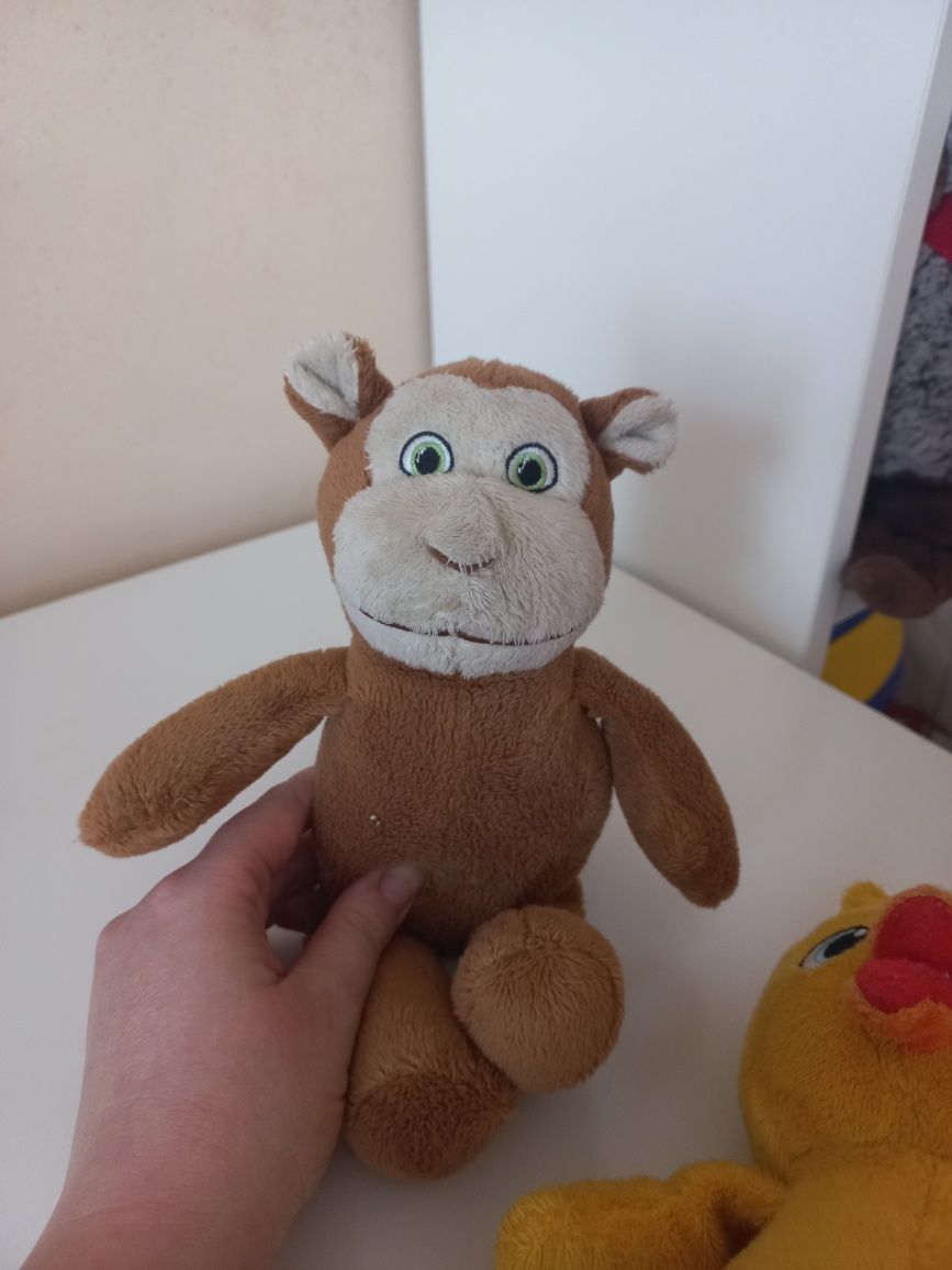Maskotki Kinder Małpa Kurczak Zając