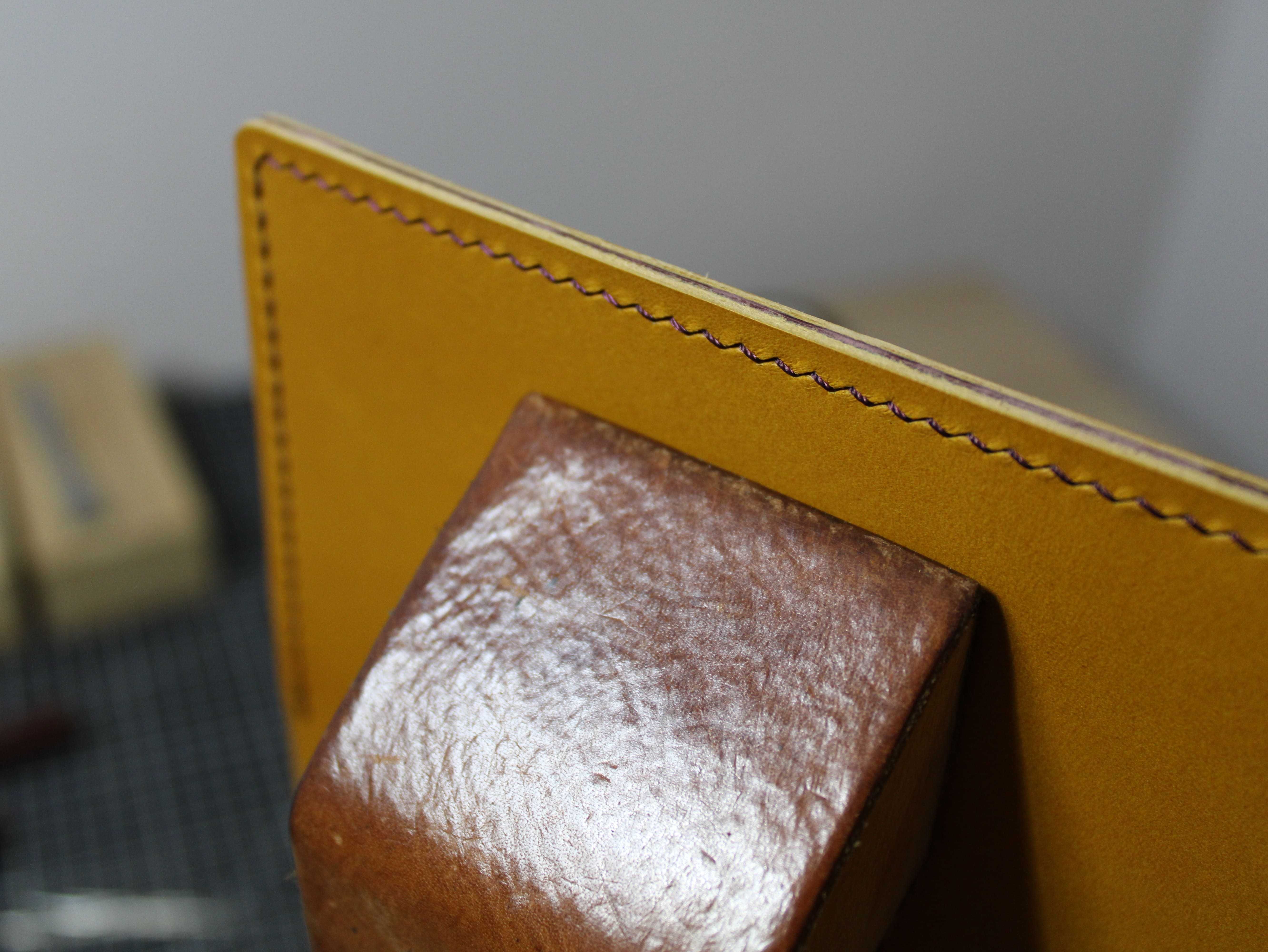 Skórzany portfel, Spersonalizowany ręcznie wykonany portfel