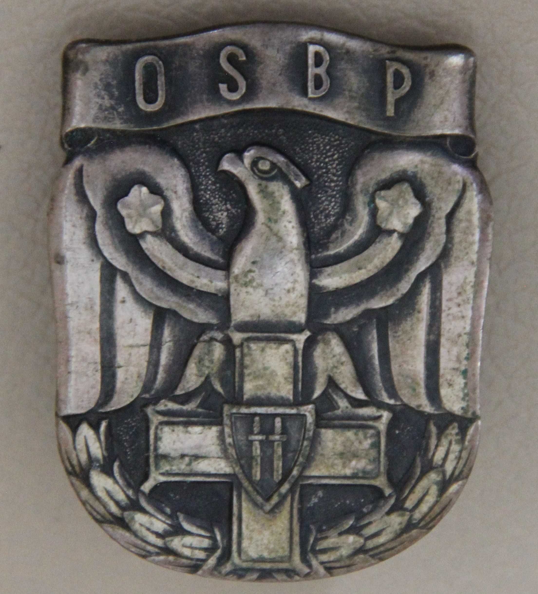 Odznaka Oficerska Szkoła Broni Pancernej -1947