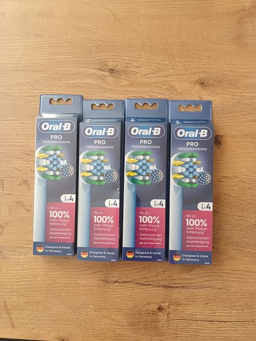 Niemieckie końcówki do szczoteczek Oral-B
