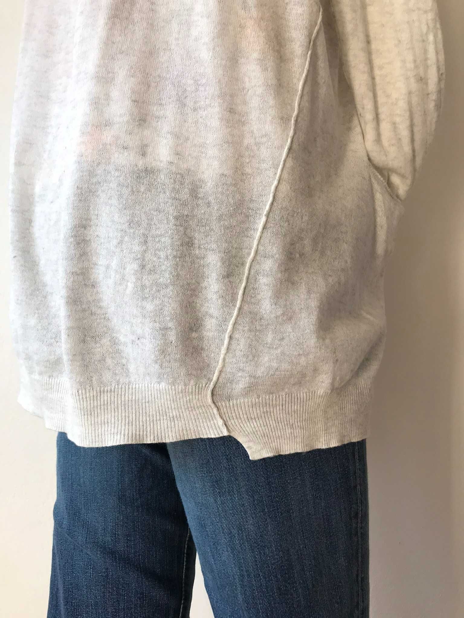 Sweter kardigan rozpinany Acne XS 34 6 oversize kaszmir retro vintage
