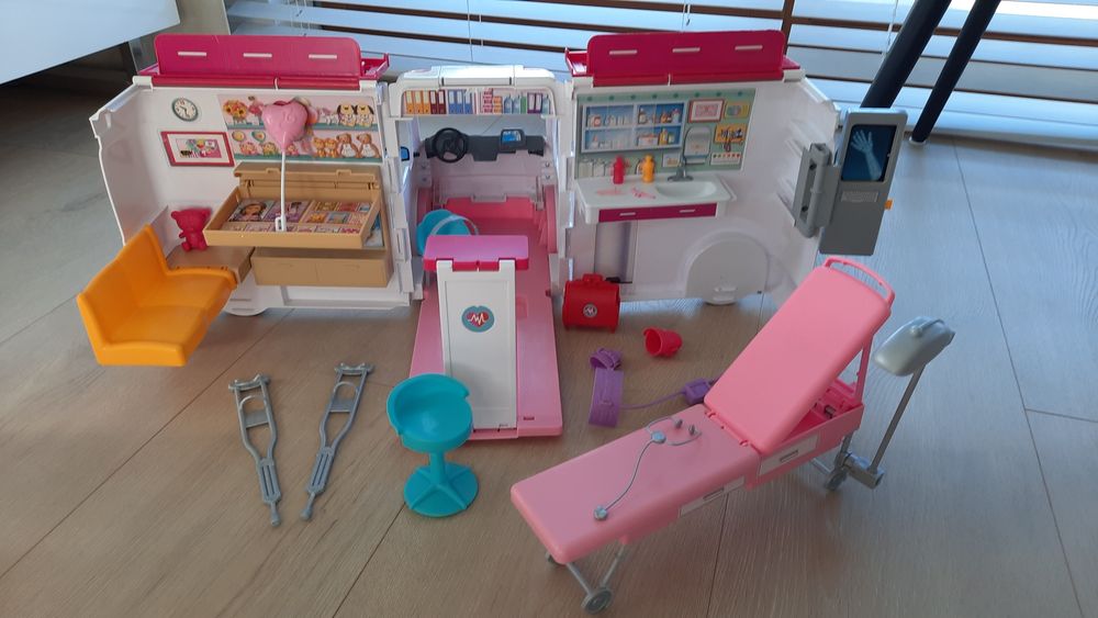 Oryginalna karetka Barbie samochód dla lalek