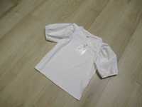 Biała bluzka z falbankami Reporter dla dziewczynki 134/140