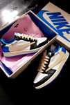 TravisScott\Jordan1*Retro*DamskieNikeAIrniebieski UnisexTrampki.38