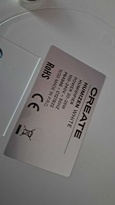Humidificador / difusor Create - como novo