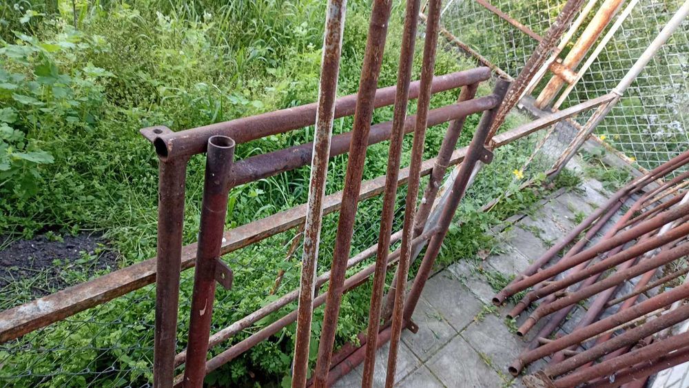 Ліса будівельні, секція 2,0 м  x  1,0 м, труба d 38 мм - 8 секцій