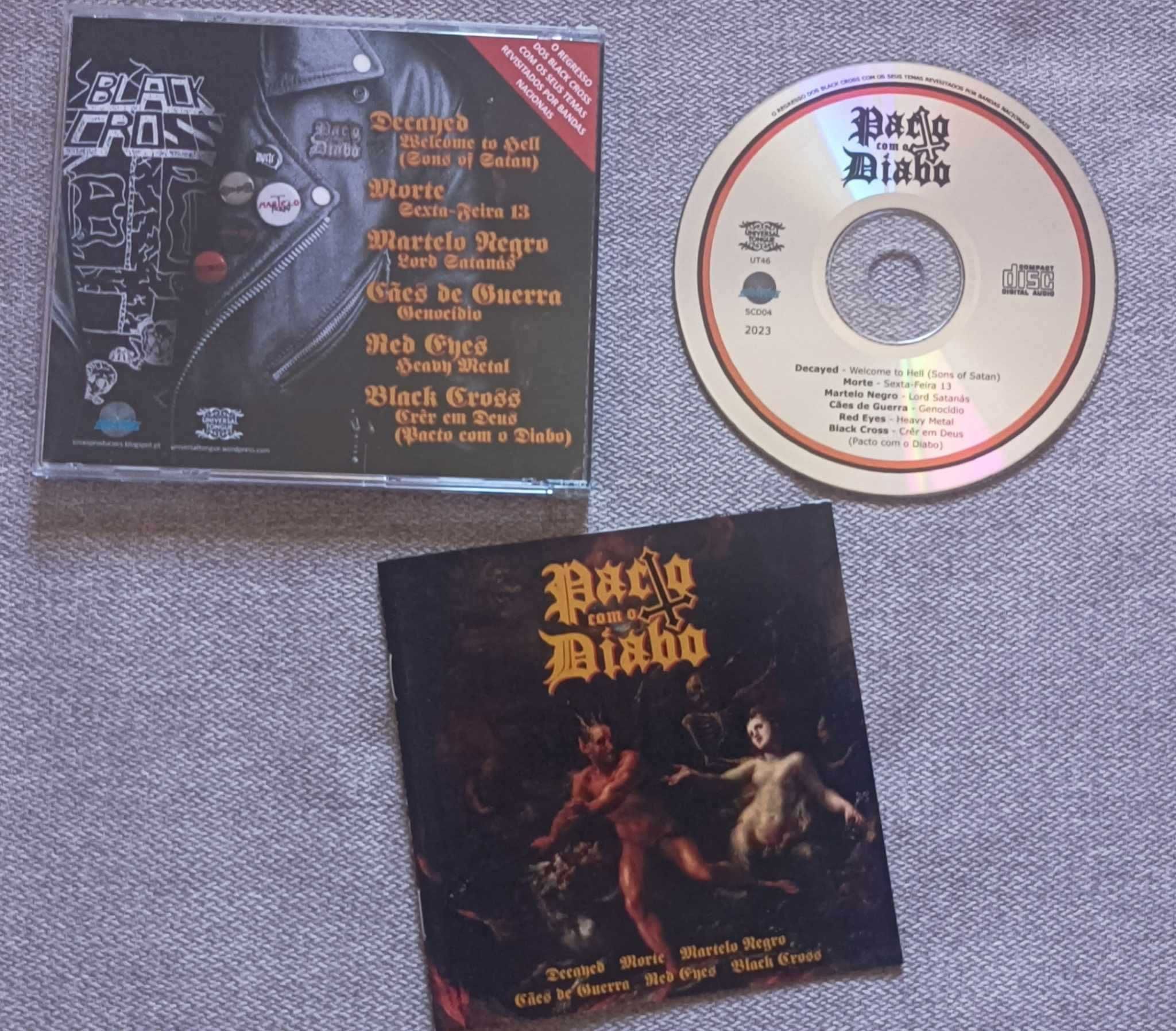 Pacto Com o Diabo - Tributo a Black Cross CD