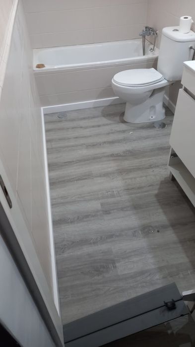 Remodelação de pisos flutuante