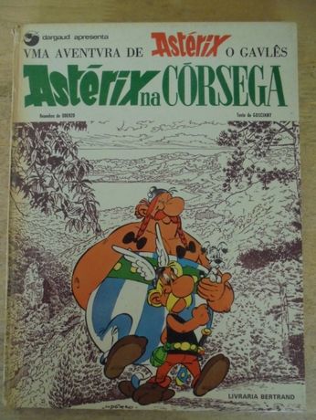 “Astérix na Córsega”, 1ª edição em português, 1976