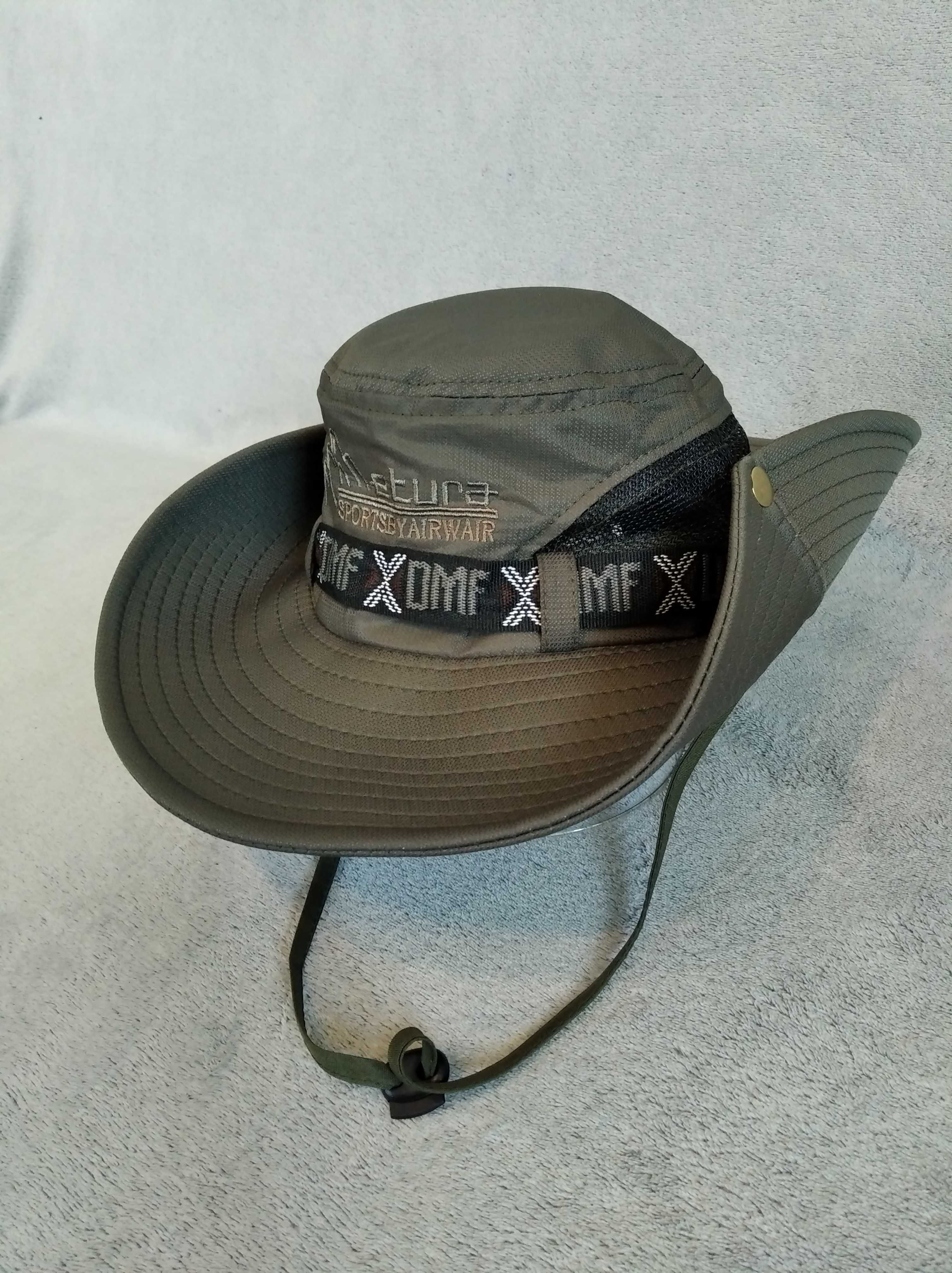 Kapelusz turystyczny trekkingowy Metura 55 - 57 cm Unisex ciemozielony